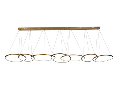 Подвесная люстра Newport 15207N/S brass