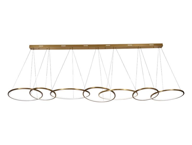 Подвесная люстра Newport 15207N/S brass