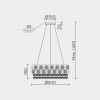 Подвесная люстра MODELUX ML.7039.500 CR