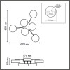 Накладная люстра LUMION 8236/6CL