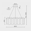 Подвесная люстра MODELUX ML.6995.600 BS