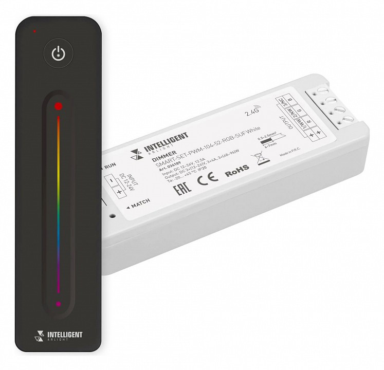 Контроллер-регулятор цвета RGB с пультом ДУ Arlight SMART 036189