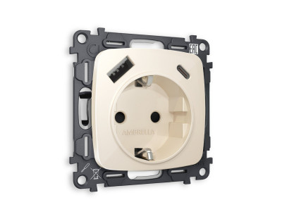 Розетка Ambrella Volt MO310010