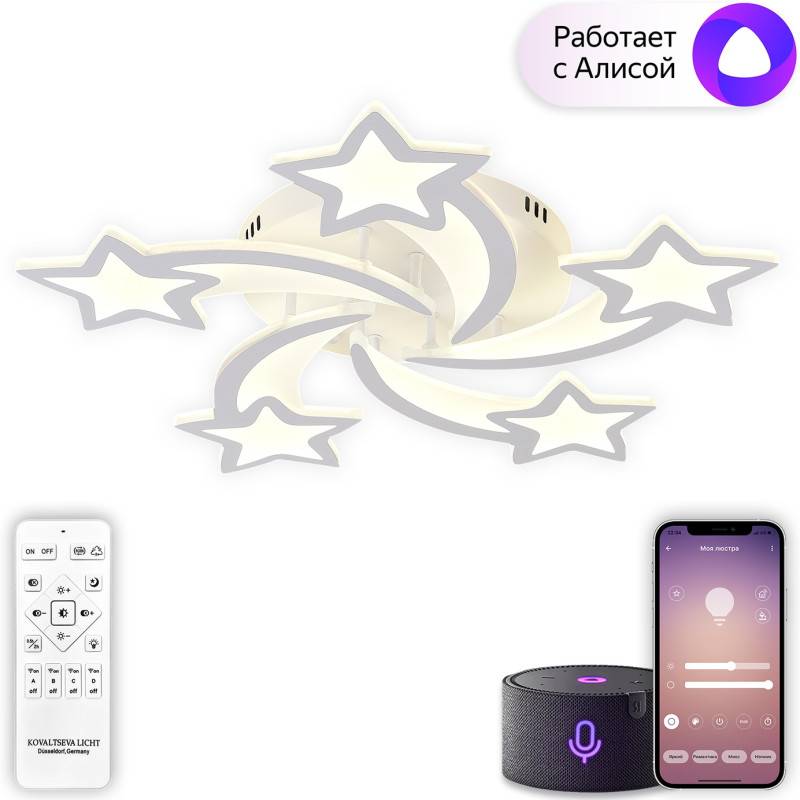 Накладная люстра Natali Kovaltseva LED SMART 84025