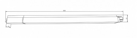 Накладной светильник Maytoni Basis TR000-1-24W3K-B