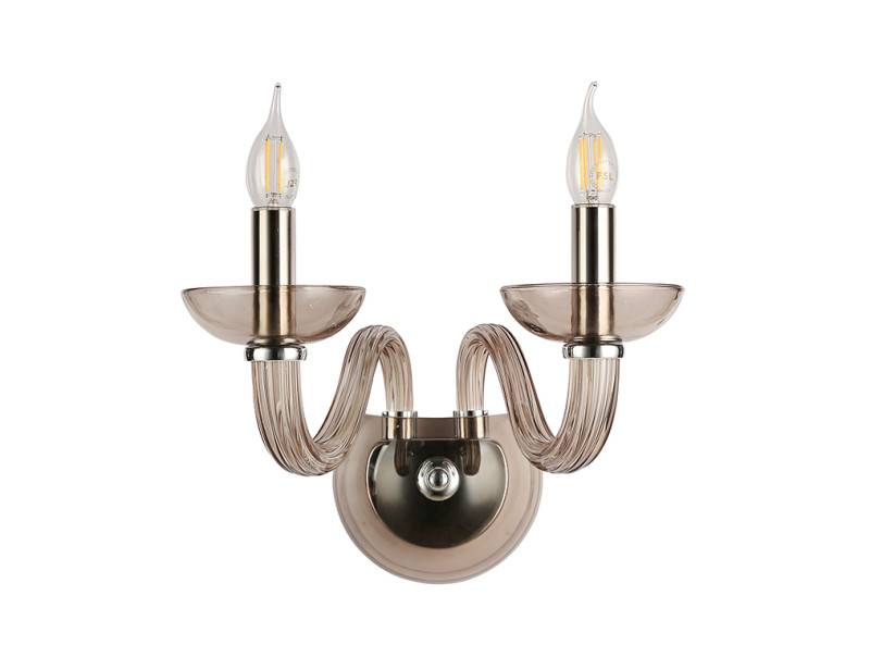 Бра Newport 8642/A chrome coffee