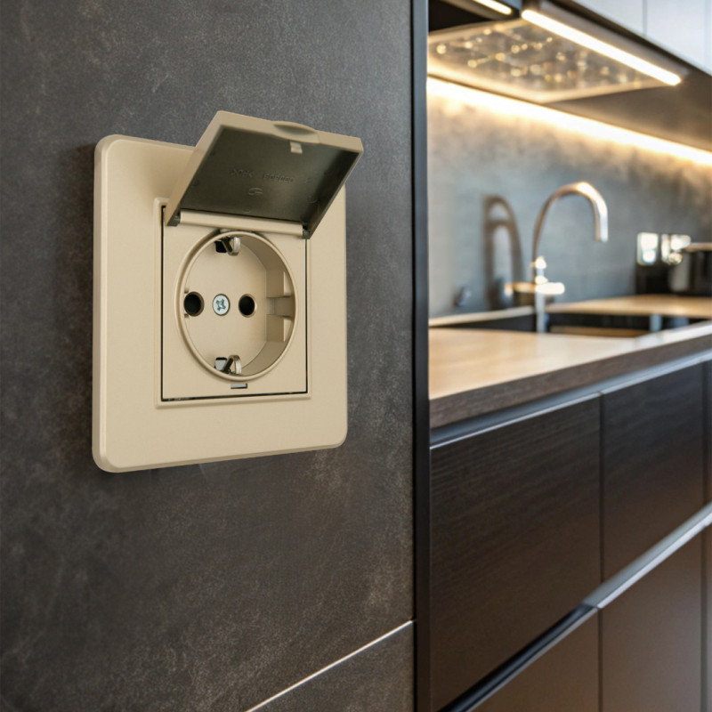 Розетка Arte Milano SET16-1-41-1 shampan