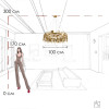 Подвесная люстра LOFT IT 10396/1000C