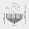 Подвесная люстра MODELUX ML.7088.600 GD
