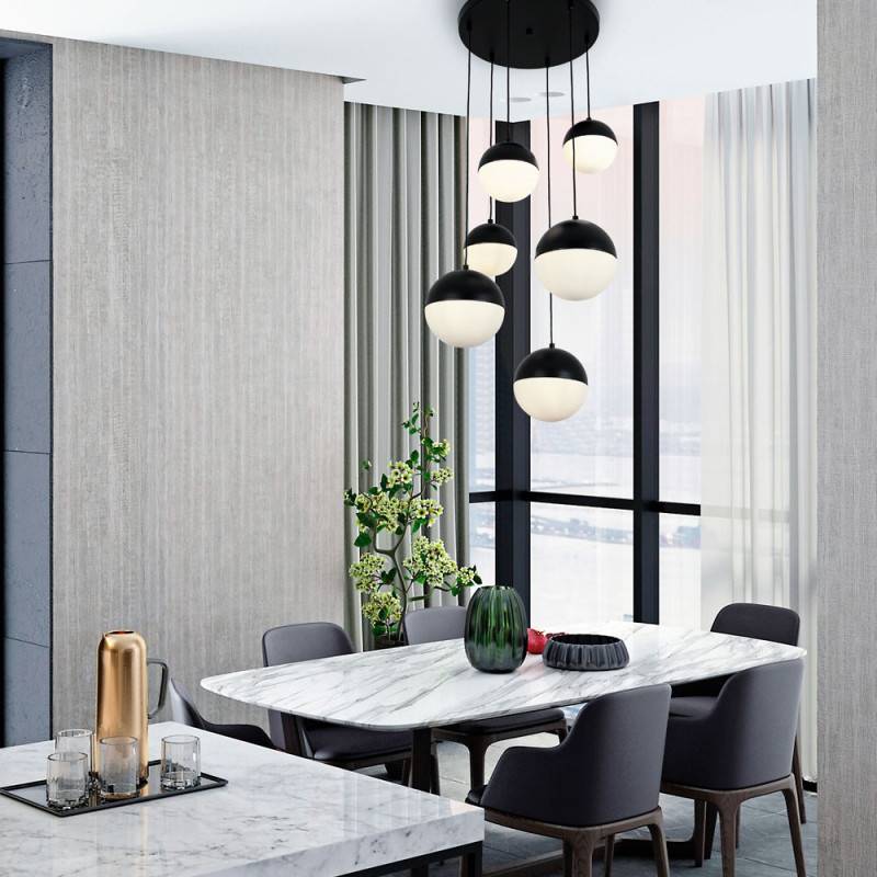 Каскадная люстра MODELUX MD.9053.6