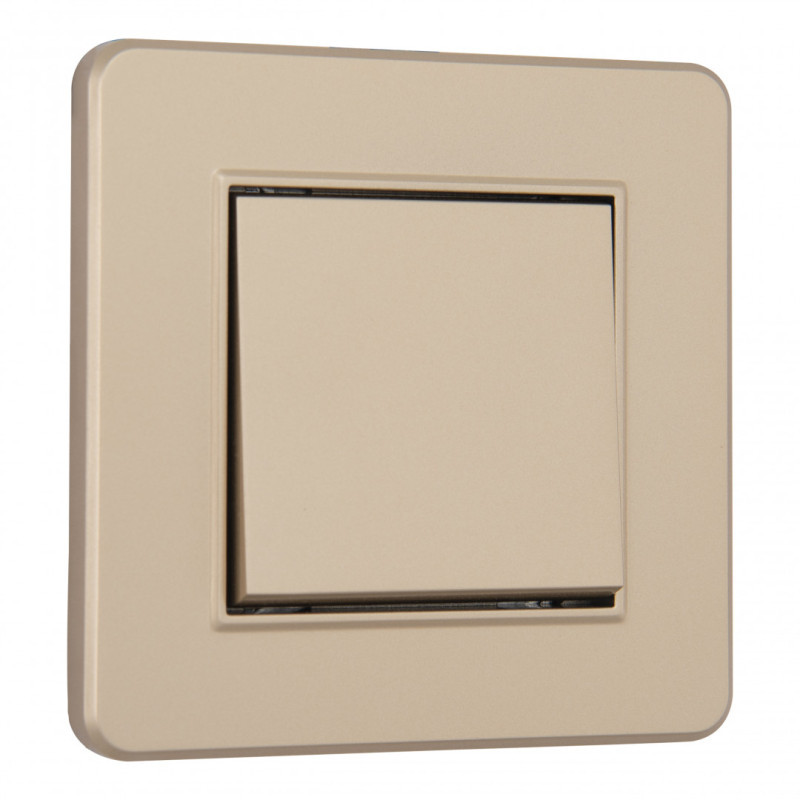 Выключатель Arte Milano SET16-1-30-1 shampan