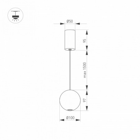 Подвесной светильник Arlight ELEMENTA 033424