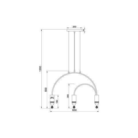 Подвесная люстра Vele Luce VL4283P03