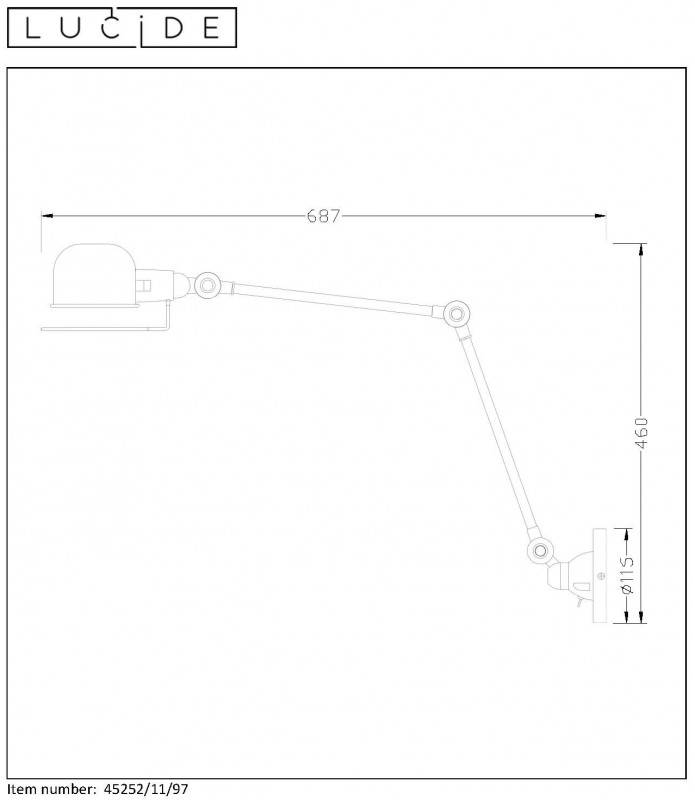Бра LUCIDE 45252/11/97