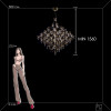 Подвесная люстра LOFT IT 10259/1200 Gold Asfour