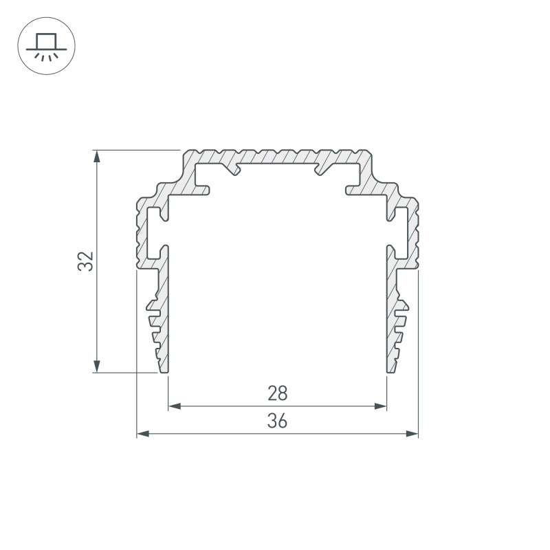 Профиль Arlight 035011