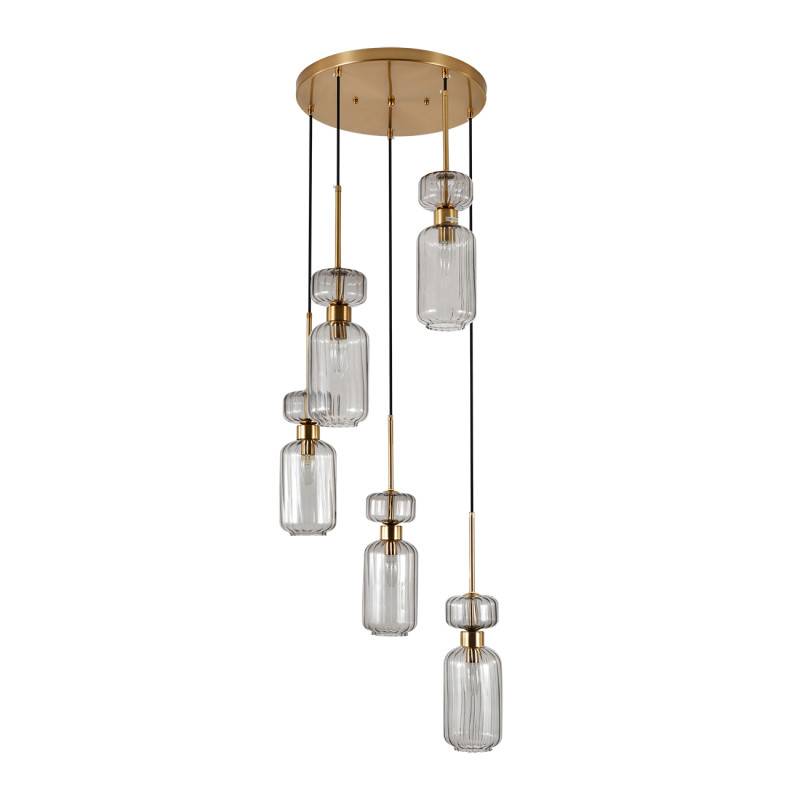 Каскадная люстра Escada 1141/5S Smoke