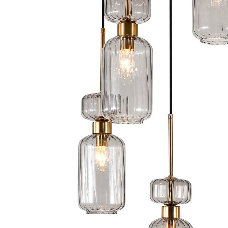 Каскадная люстра Escada 1141/5S Smoke