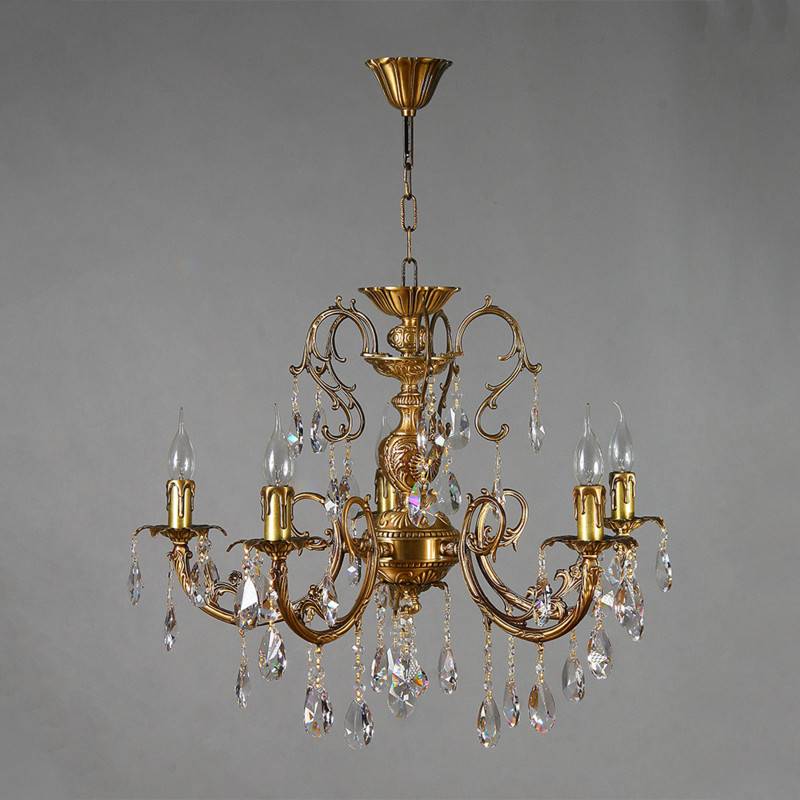 Подвесная люстра AMBIENTE by BRIZZI 8888/5 AB Tear Drop