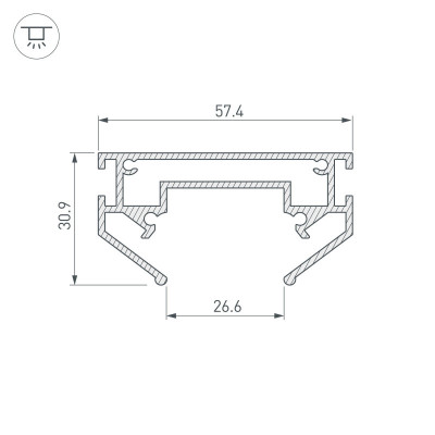 Профиль для шинопроводов Arlight 039173