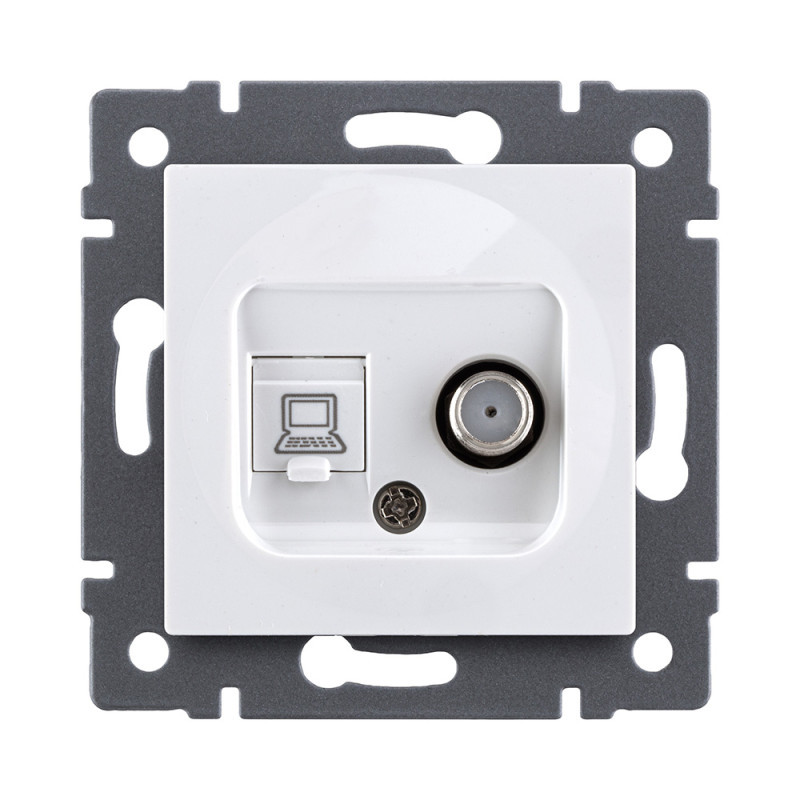 Розетка KOLLINGER REA-014WH