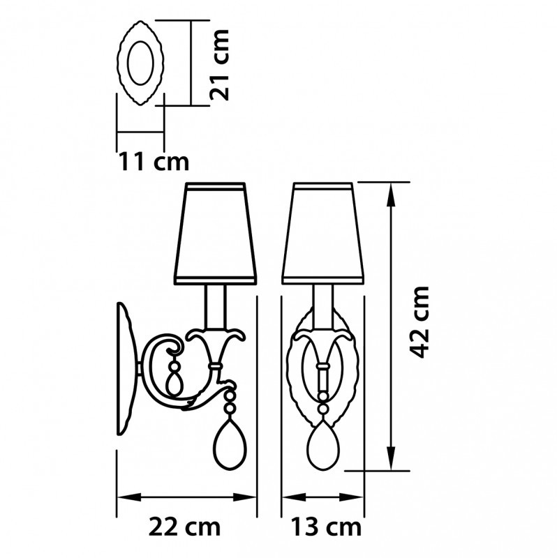 Бра Lightstar 691614