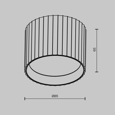 Накладной светильник Maytoni Technical C106CL-GX53-W