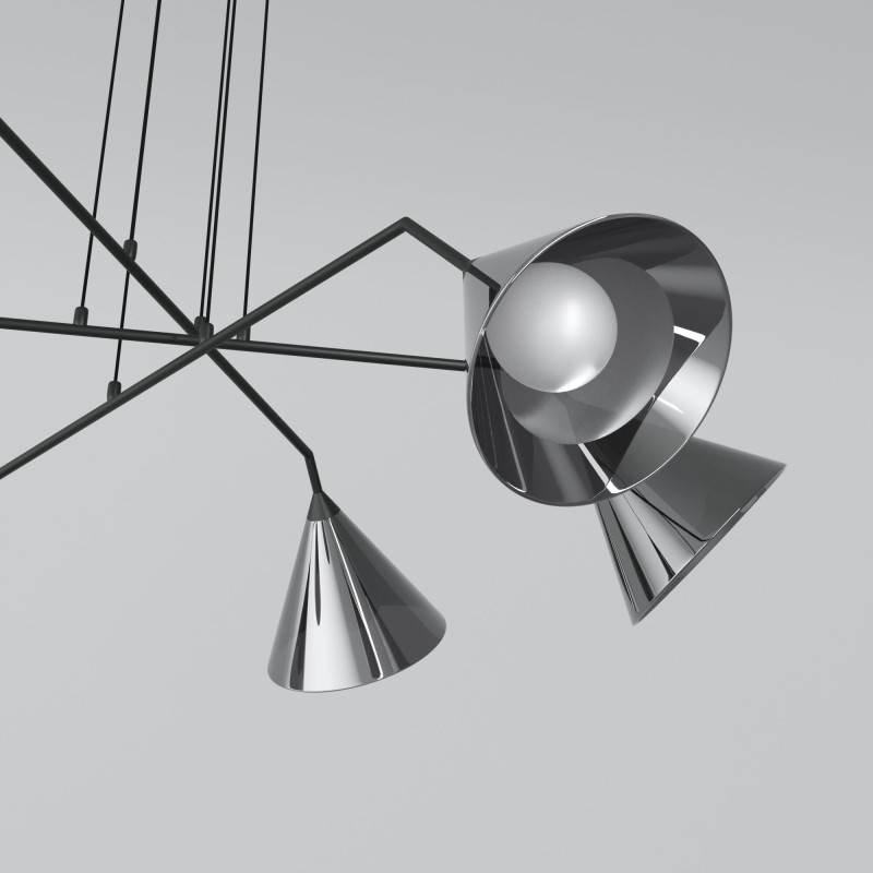 Подвесной светильник Eurosvet 70161/6 черный