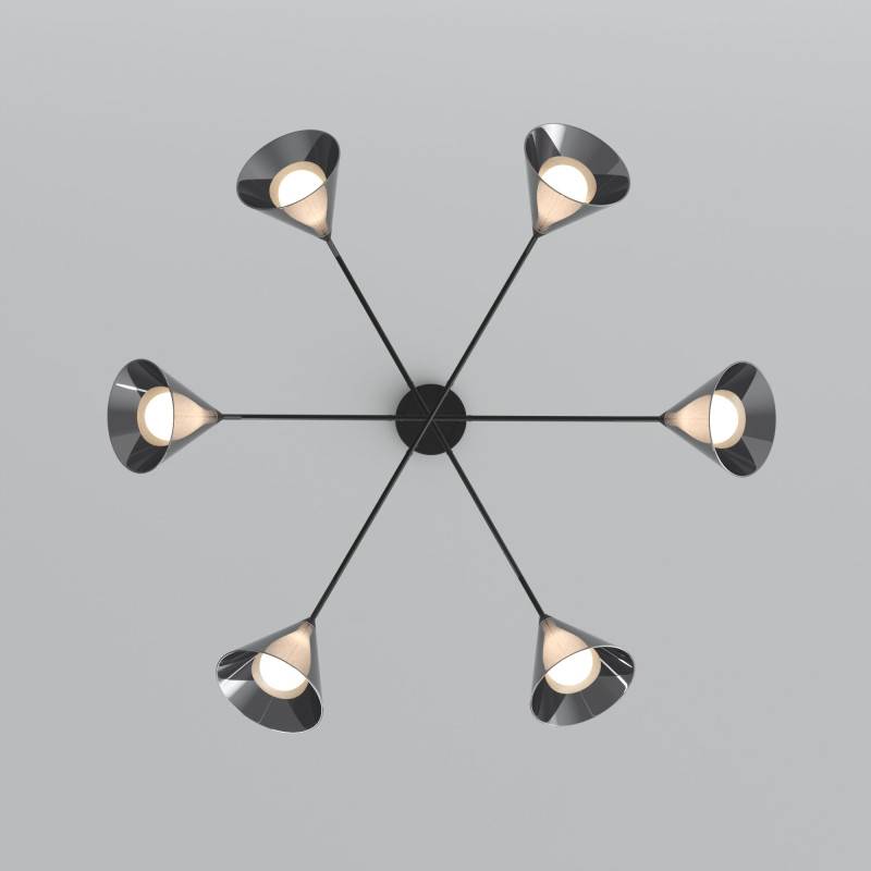 Подвесной светильник Eurosvet 70161/6 черный