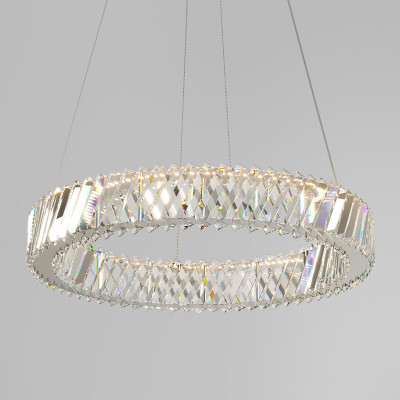 Подвесной светильник Eurosvet 101004 никель хрусталь