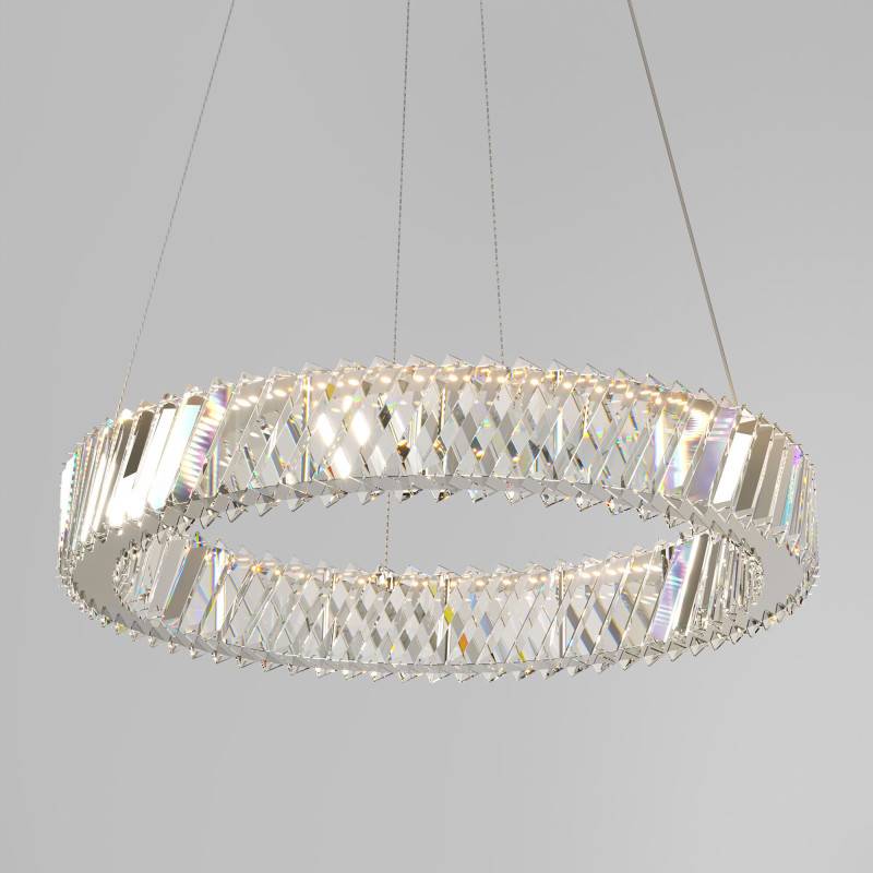 Подвесной светильник Eurosvet 101004 никель хрусталь