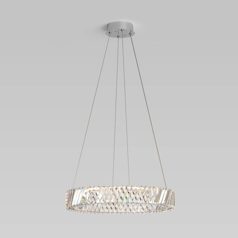 Подвесной светильник Eurosvet 101004 никель хрусталь