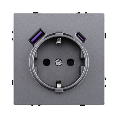 Розетка KOLLINGER EC-016GY