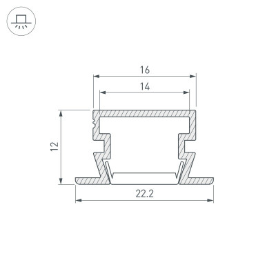 Профиль Arlight 040733