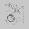 Светильник на шине Maytoni Technical TR244-4-12WTW-DD2-B