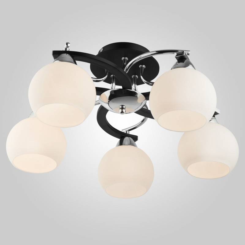 Накладная люстра Eurosvet 9654/5 хром/черный