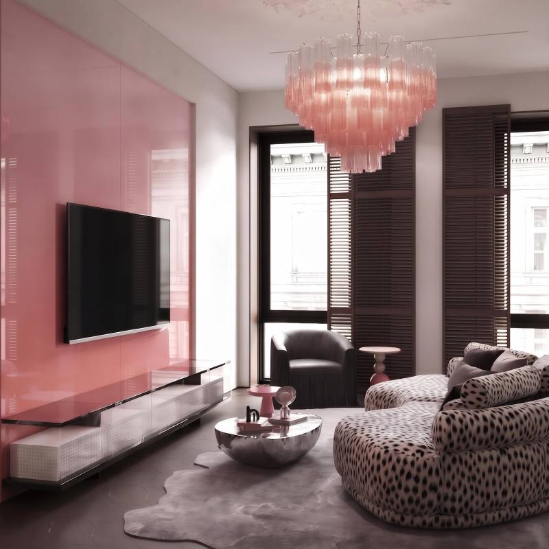Подвесная люстра LOFT IT 10580/600 Clear pink