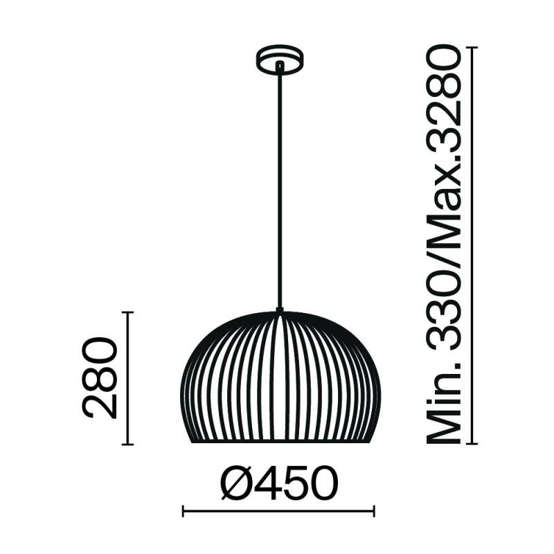 Подвесной светильник Maytoni MOD195PL-01W1