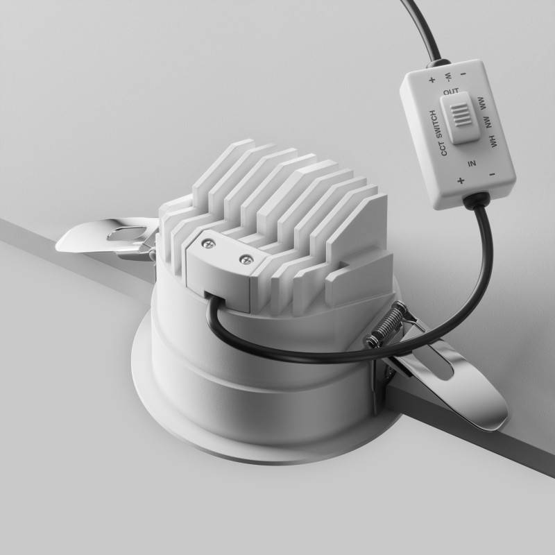 Встраиваемый светильник Maytoni Technical DL100-12W2.7-3-4K-RD-W