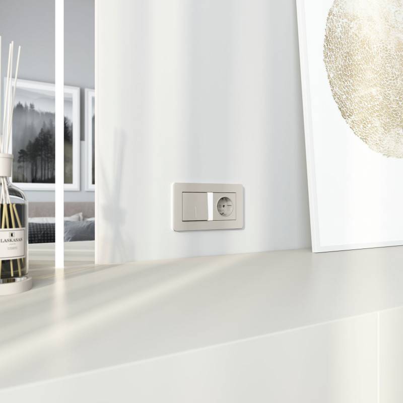 Выключатель Werkel W1212104 дымчатый