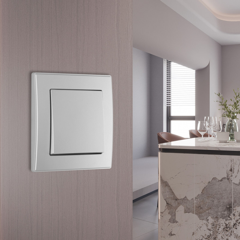 Выключатель Arte Milano SET06-1-30-1 silver