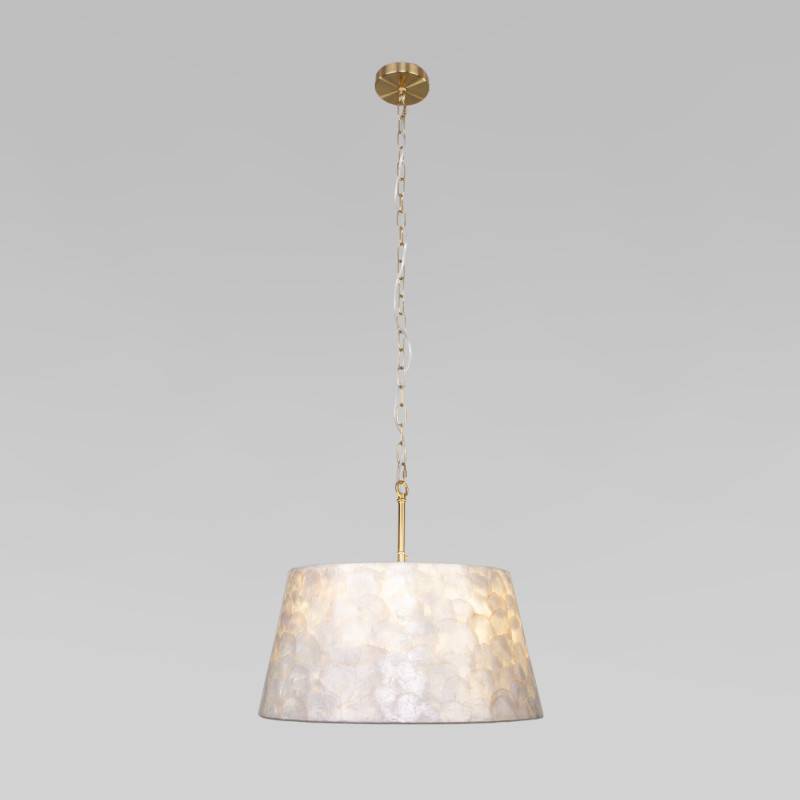 Подвесной светильник Eurosvet 101013/5 латунь/перламутр