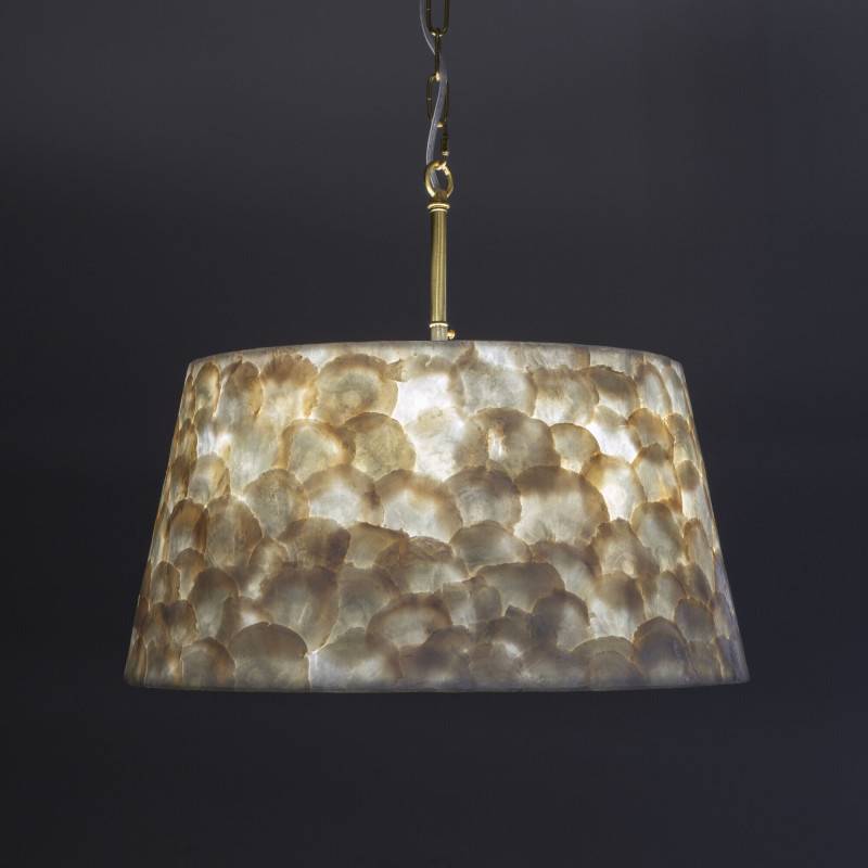 Подвесной светильник Eurosvet 101013/5 латунь/перламутр