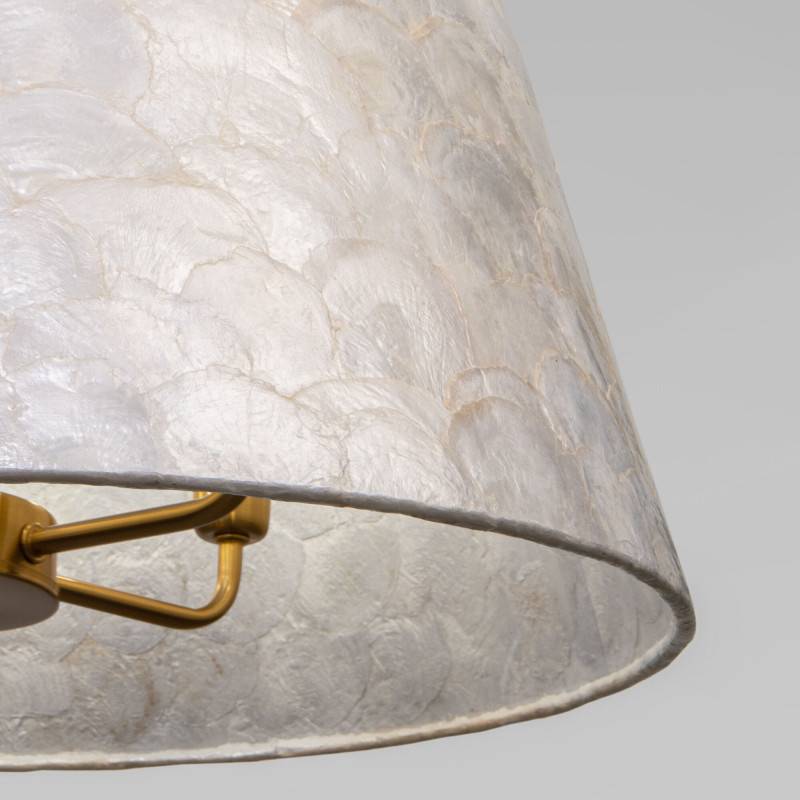 Подвесной светильник Eurosvet 101013/5 латунь/перламутр