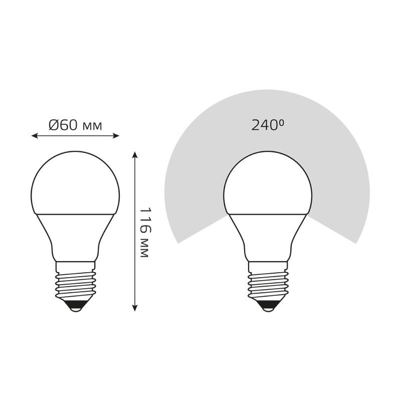Светодиодная лампа Gauss 23215
