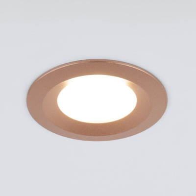 Встраиваемый светильник Elektrostandard 110 MR16 золотой