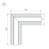 Соединитель профиля Arlight 064415