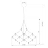 Подвесная люстра Bogate's 90400 LED