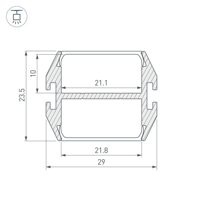 Профиль Arlight 032864