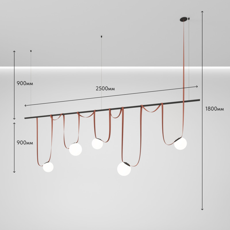 Трек-система Denkirs DK55SET08-01-BR